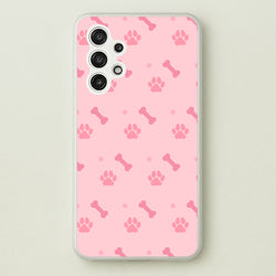 Dog And Paw - Dog Pattern  - Dog Patterned Phone Case for Galaxy A13