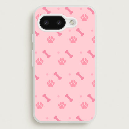 Dog And Paw - Dog Pattern  - Dog Patterned Phone Case for Google Pixel 9a