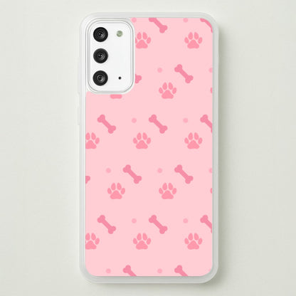 Dog And Paw - Dog Pattern  - Dog Patterned Phone Case for Galaxy Note 20