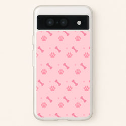 Dog And Paw - Dog Pattern  - Dog Patterned Phone Case for Google Pixel 8