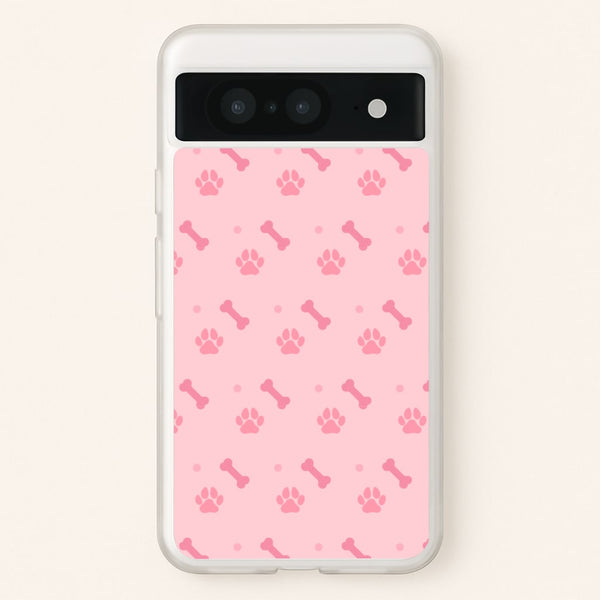 Dog And Paw - Dog Pattern  - Dog Patterned Phone Case for Google Pixel 8