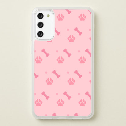 Dog And Paw - Dog Pattern  - Dog Patterned Phone Case for Galaxy S20