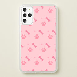 Dog And Paw - Dog Pattern  - Dog Patterned Phone Case for Galaxy S20 Plus