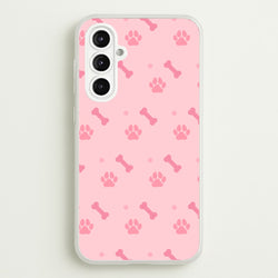 Dog And Paw - Dog Pattern  - Dog Patterned Phone Case for Galaxy A16