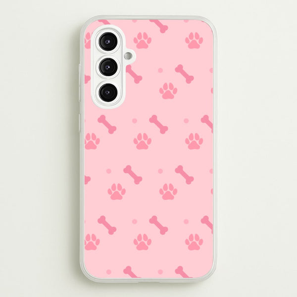 Dog And Paw - Dog Pattern  - Dog Patterned Phone Case for Galaxy A16