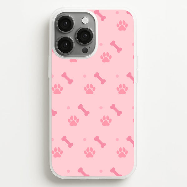 Dog And Paw - Dog Pattern  - Dog Patterned Phone Case for iPhone 13 Pro Max