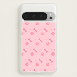 Dog And Paw - Dog Pattern  - Dog Patterned Phone Case for Google Pixel 9 Pro XL
