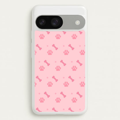 Dog And Paw - Dog Pattern  - Dog Patterned Phone Case for Google Pixel 9 / 9 Pro