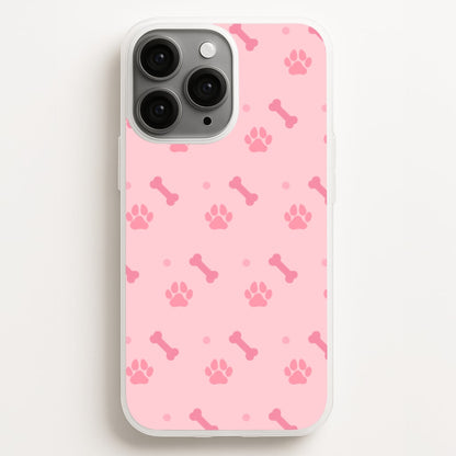 Dog And Paw - Dog Pattern  - Dog Patterned Phone Case for iPhone 12 Pro Max