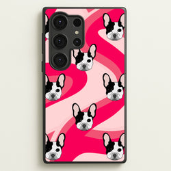 Abstact Frenchie - Dog Pattern  - Dog Patterned Phone Case for Galaxy S25 Ultra