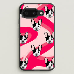 Abstact Frenchie - Dog Pattern  - Dog Patterned Phone Case for Google Pixel 9a