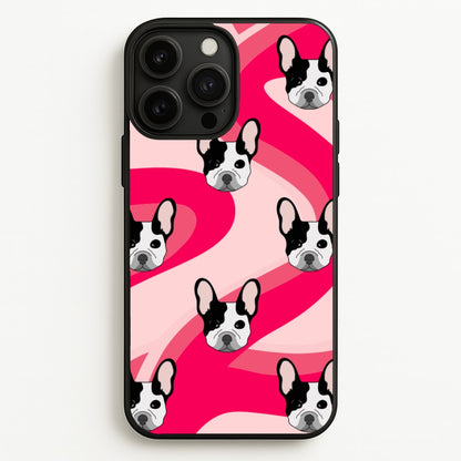 Abstact Frenchie - Dog Pattern  - Dog Patterned Phone Case for iPhone 13 Pro Max