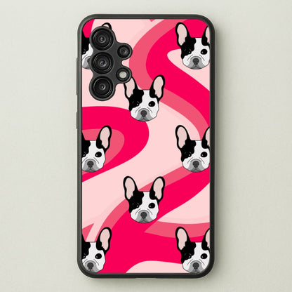 Abstact Frenchie - Dog Pattern  - Dog Patterned Phone Case for Galaxy A13