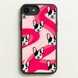 Abstact Frenchie - Dog Pattern  - Dog Patterned Phone Case for iPhone 6 Plus / 7 Plus / 8 Plus