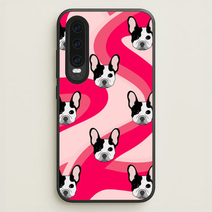 Abstact Frenchie - Dog Pattern  - Dog Patterned Phone Case for Huawei P30