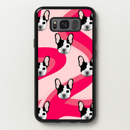 Abstact Frenchie - Dog Pattern  - Dog Patterned Phone Case for Galaxy S8 Plus
