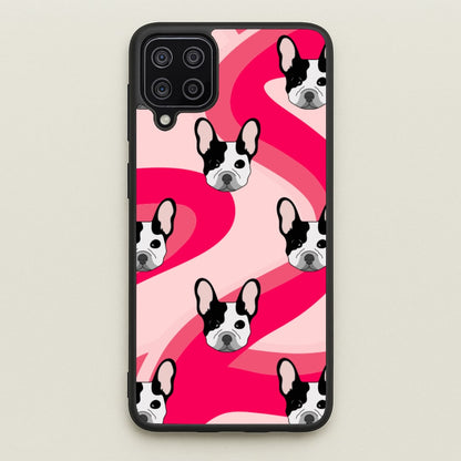 Abstact Frenchie - Dog Pattern  - Dog Patterned Phone Case for Galaxy A12