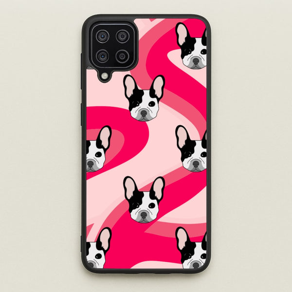 Abstact Frenchie - Dog Pattern  - Dog Patterned Phone Case for Galaxy A12