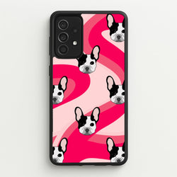 Abstact Frenchie - Dog Pattern  - Dog Patterned Phone Case for Galaxy A52 / A52s