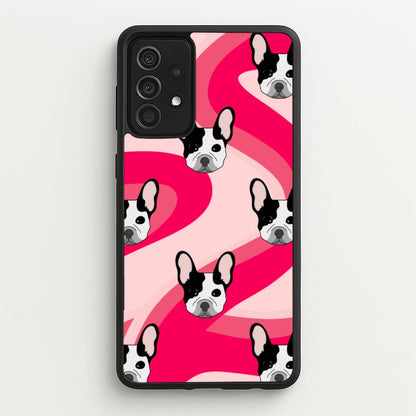 Abstact Frenchie - Dog Pattern  - Dog Patterned Phone Case for Galaxy A52 / A52s