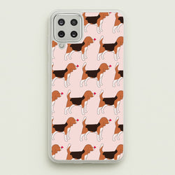 Love Beagle - Dog Pattern  - Dog Patterned Phone Case for Galaxy A12