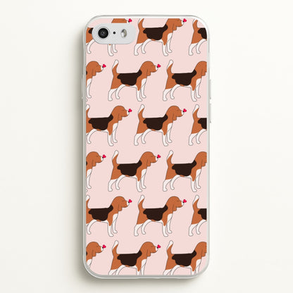 Love Beagle - Dog Pattern  - Dog Patterned Phone Case for iPhone 5 / 5s / SE 2016
