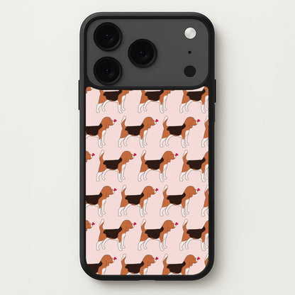 Love Beagle - Dog Pattern Phone Case for iPhone 17 Pro Max