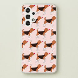 Love Beagle - Dog Pattern  - Dog Patterned Phone Case for Galaxy A13