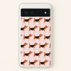 Love Beagle - Dog Pattern  - Dog Patterned Phone Case for Google Pixel 6