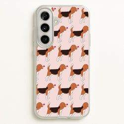 Love Beagle - Dog Pattern  - Dog Patterned Phone Case for Galaxy A56