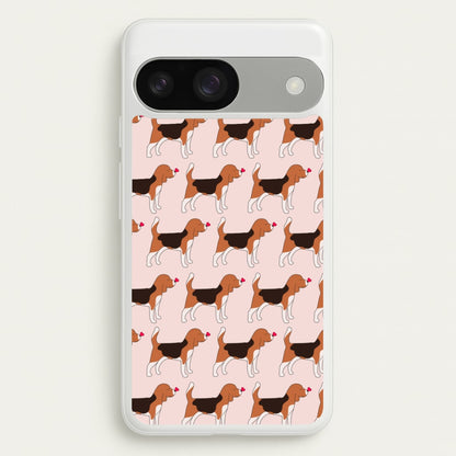 Love Beagle - Dog Pattern  - Dog Patterned Phone Case for Google Pixel 9 / 9 Pro