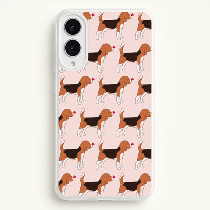Love Beagle - Dog Pattern  - Dog Patterned Phone Case for Galaxy S25 Edge