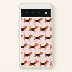 Love Beagle - Dog Pattern  - Dog Patterned Phone Case for Google Pixel 7 Pro
