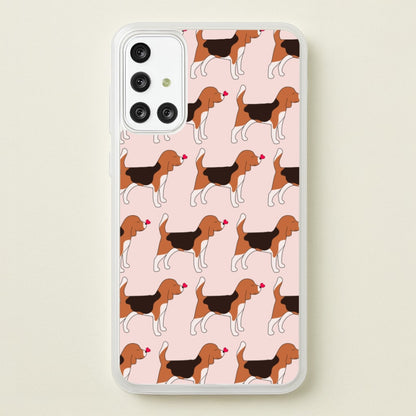 Love Beagle - Dog Pattern  - Dog Patterned Phone Case for Galaxy A71