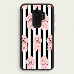 Striped Poodle - Dog Pattern  - Dog Patterned Phone Case for Galaxy S9 Plus