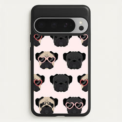 Sunny Pug Life - Dog Pattern  - Dog Patterned Phone Case for Google Pixel 9 Pro XL
