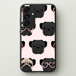 Sunny Pug Life - Dog Pattern  - Dog Patterned Phone Case for Galaxy A15