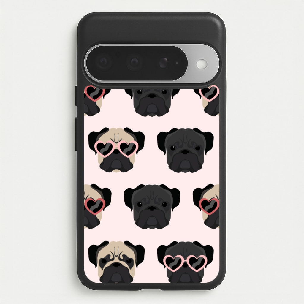 Sunny Pug Life - Dog Pattern Phone Case for Google Pixel 10 Pro XL