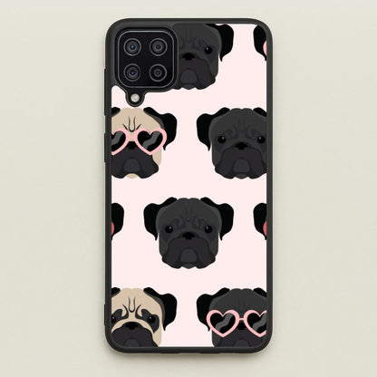 Sunny Pug Life - Dog Pattern  - Dog Patterned Phone Case for Galaxy A12