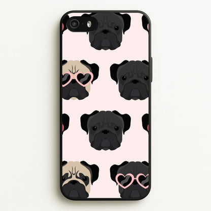 Sunny Pug Life - Dog Pattern  - Dog Patterned Phone Case for iPhone 5 / 5s / SE 2016