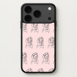 Labrador Outline - Dog Pattern Phone Case for iPhone 17 Pro