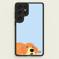 Laying and chilling - Dog Patterns  - Dog Patterns Phone Case for Galaxy S22 Ultra