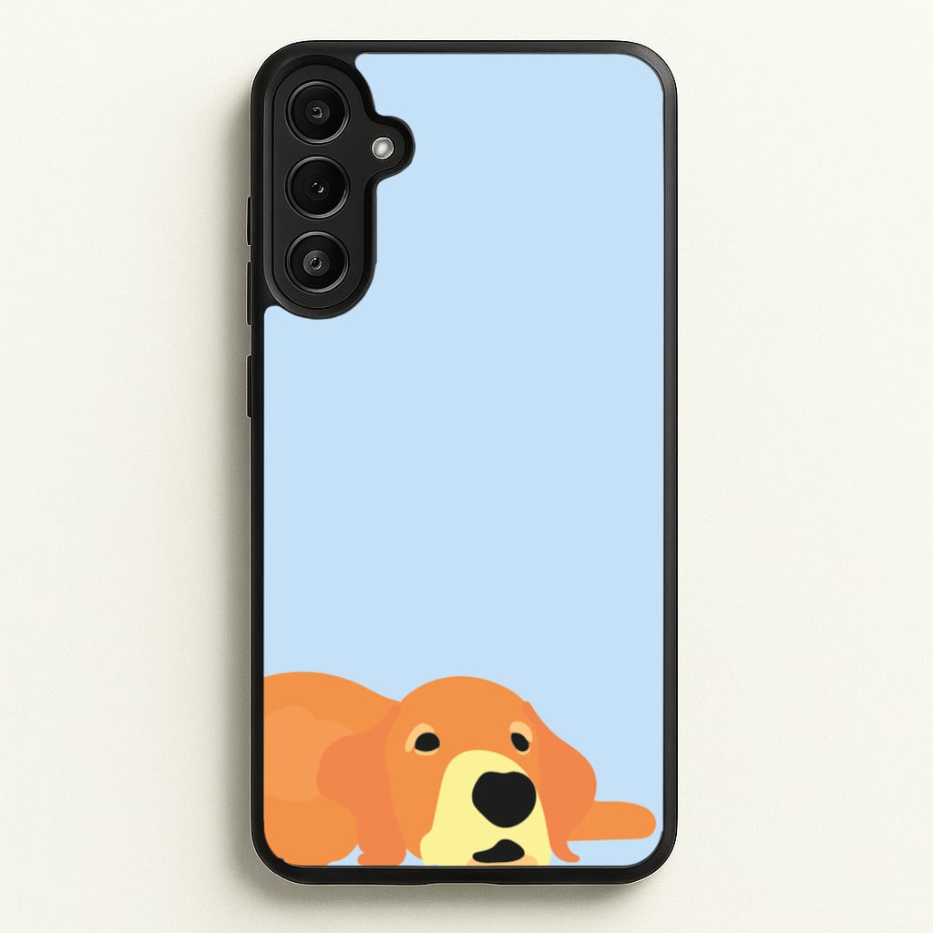 Laying and chilling - Dog Patterns  - Dog Patterns Phone Case for Galaxy A34