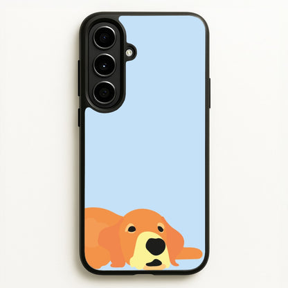 Laying and chilling - Dog Patterns  - Dog Patterns Phone Case for Galaxy A56
