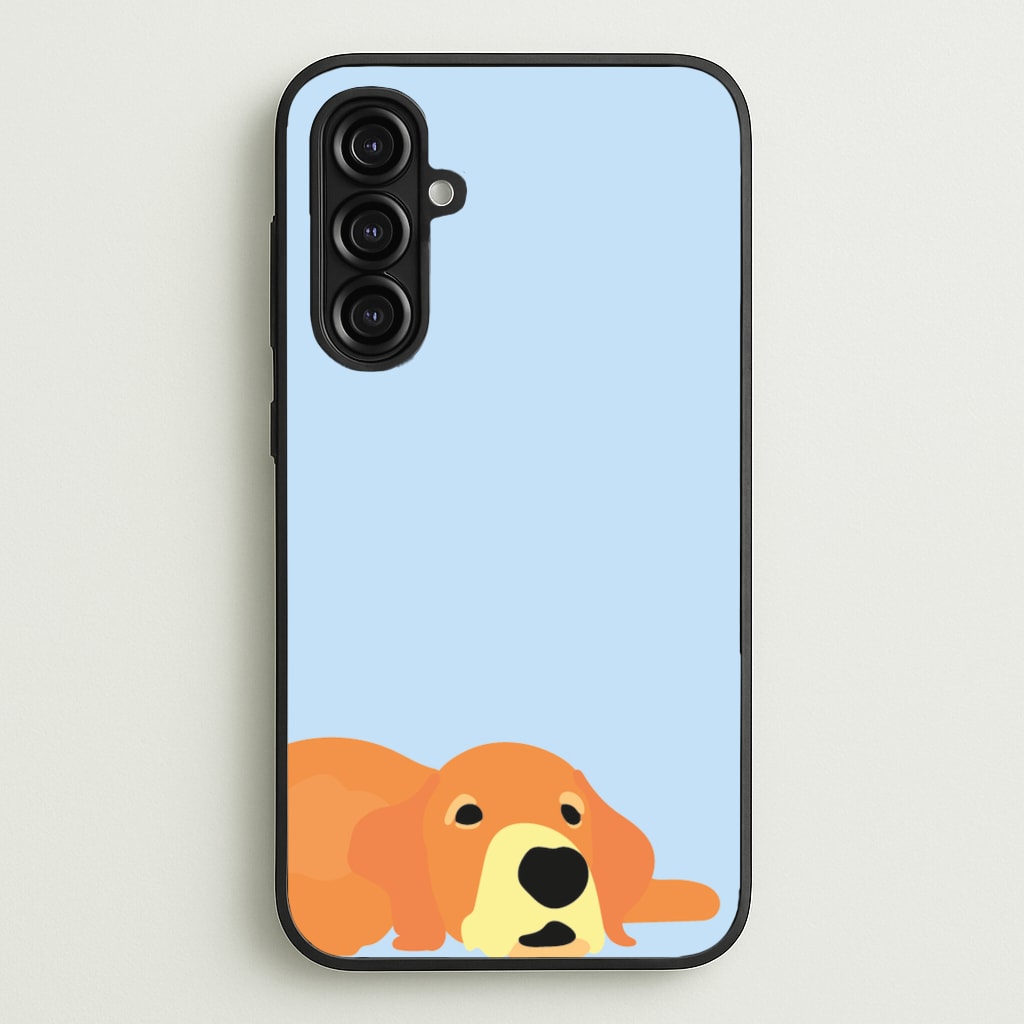 Laying and chilling - Dog Patterns  - Dog Patterns Phone Case for Galaxy A16