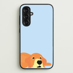 Laying and chilling - Dog Patterns  - Dog Patterns Phone Case for Galaxy A16
