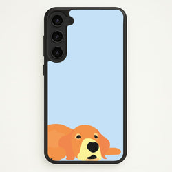 Laying and chilling - Dog Patterns  - Dog Patterns Phone Case for Galaxy S23