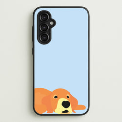 Laying and chilling - Dog Patterns  - Dog Patterns Phone Case for Galaxy A14