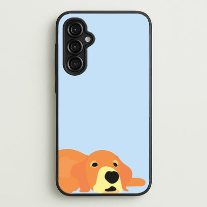 Laying and chilling - Dog Patterns  - Dog Patterns Phone Case for Galaxy A14