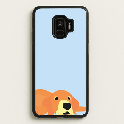 Laying and chilling - Dog Patterns  - Dog Patterns Phone Case for Galaxy S9